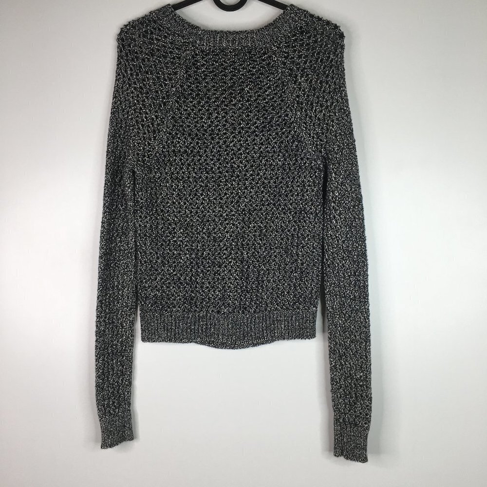 Lucky Brand Gray Knit Sweater with Crew Neckline - Picture 4 of 6